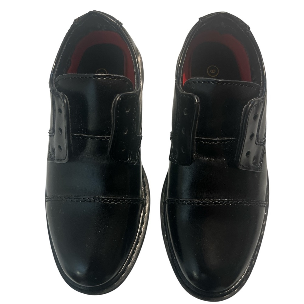 Bruno Marc Black Boy’s Dress Shoes - Picture 2 of 2